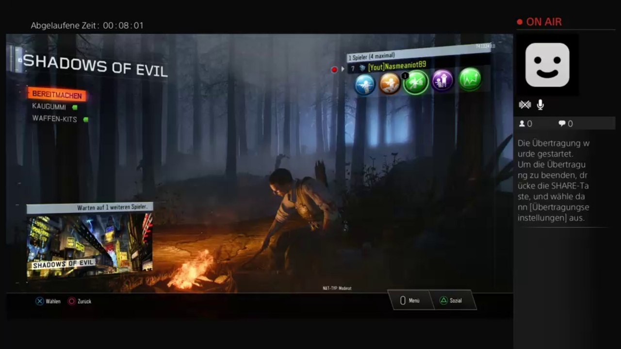 Livestream bo3 zombies Nasmeaniot89