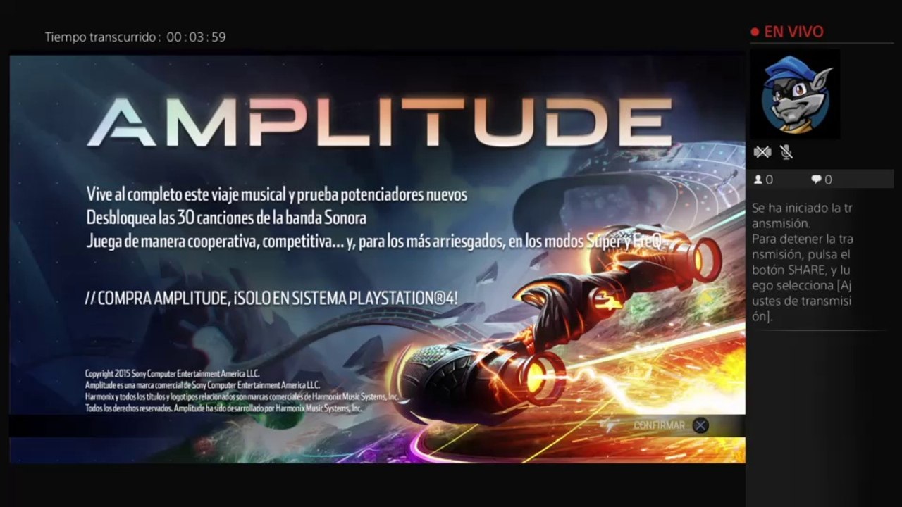 Probando AMPLITUDE