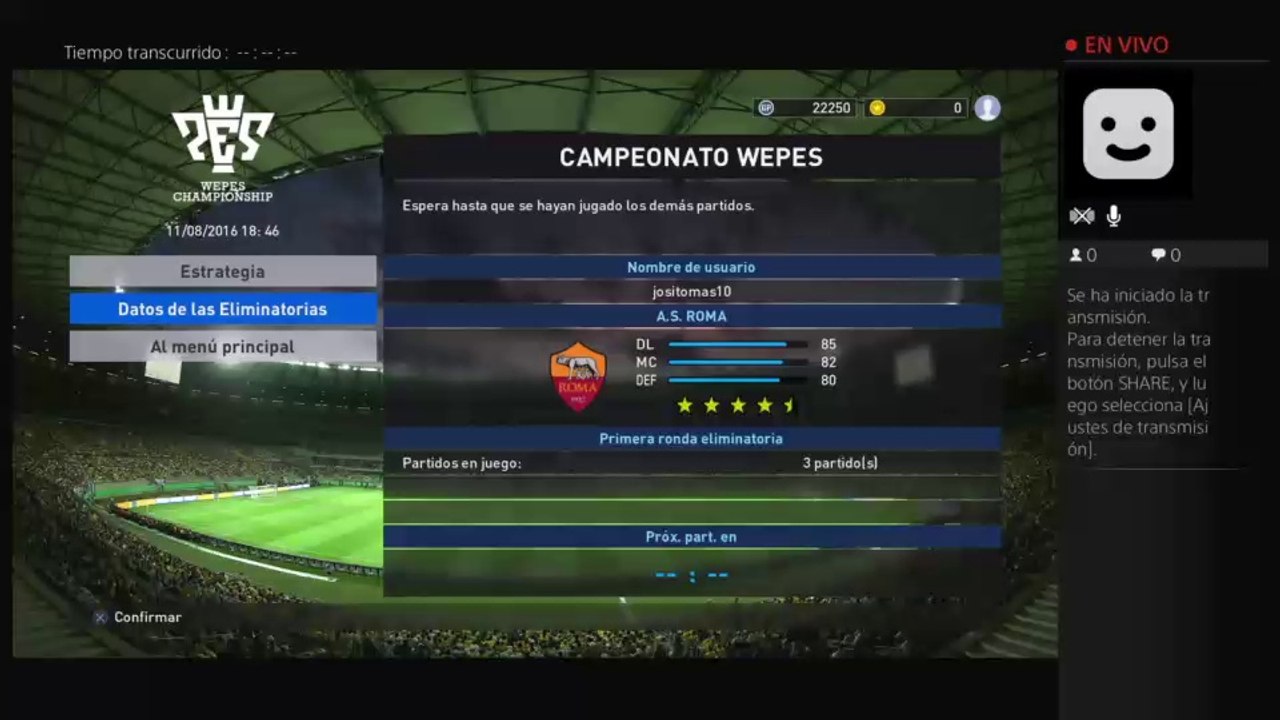 Transmisión de PS4 en vivo de jositomas10