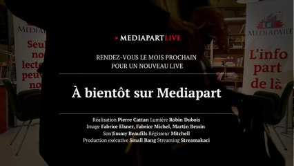 Mercredi 21 septembre, 18h-22h30. « En direct de Mediapart » revient !