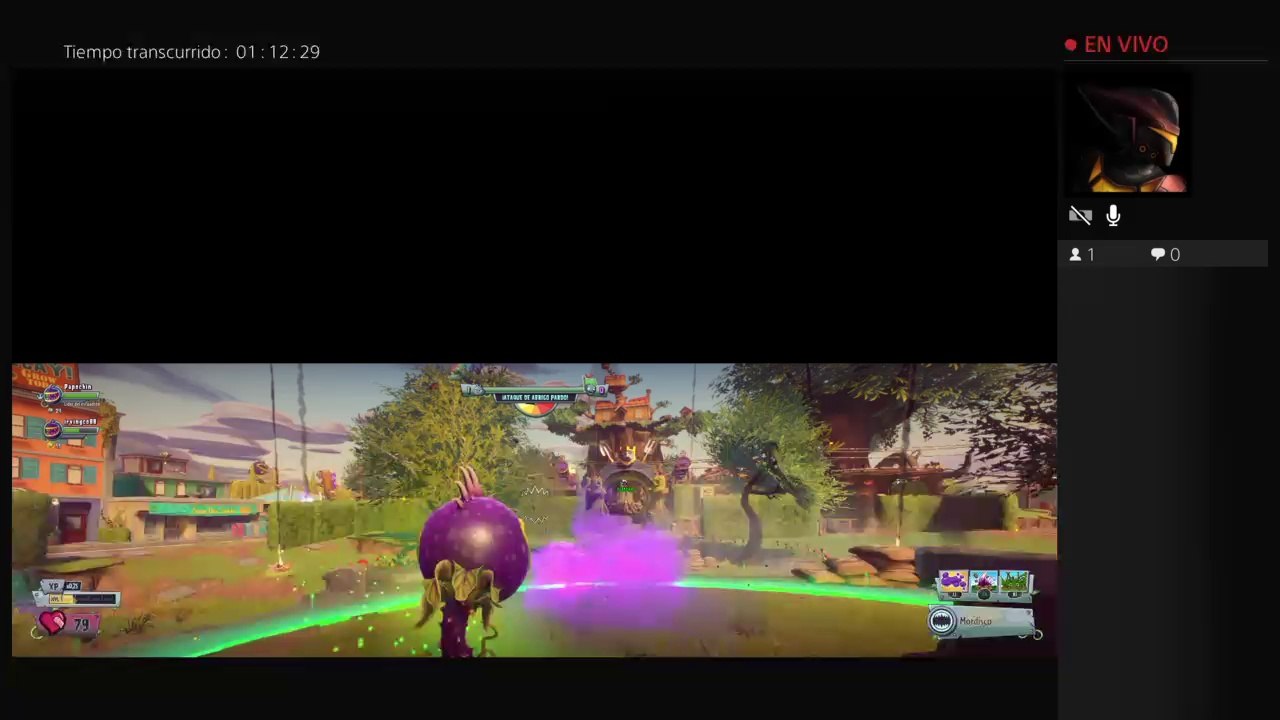 Jugando plantas vs zombie