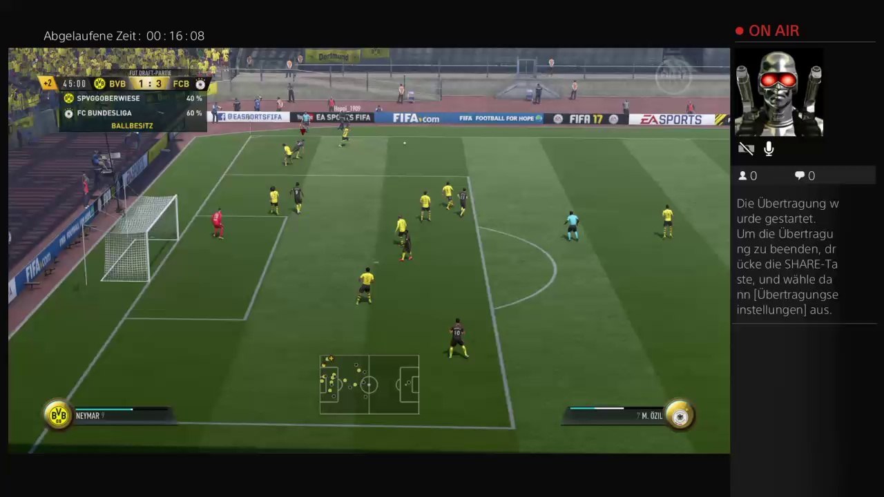 PS4-Live-Übertragung von