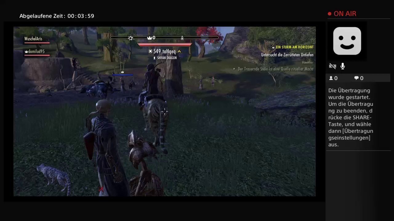 PS4-Live-Übertragung von WuschelAris