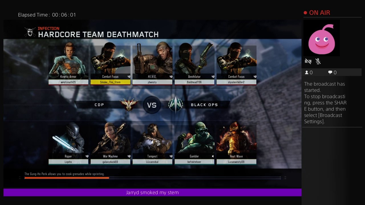 Smoke_The_Stem's Live PS4 Broadcast