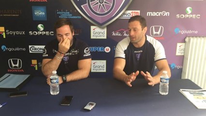 La conférence de presse du SAXV avant Agen