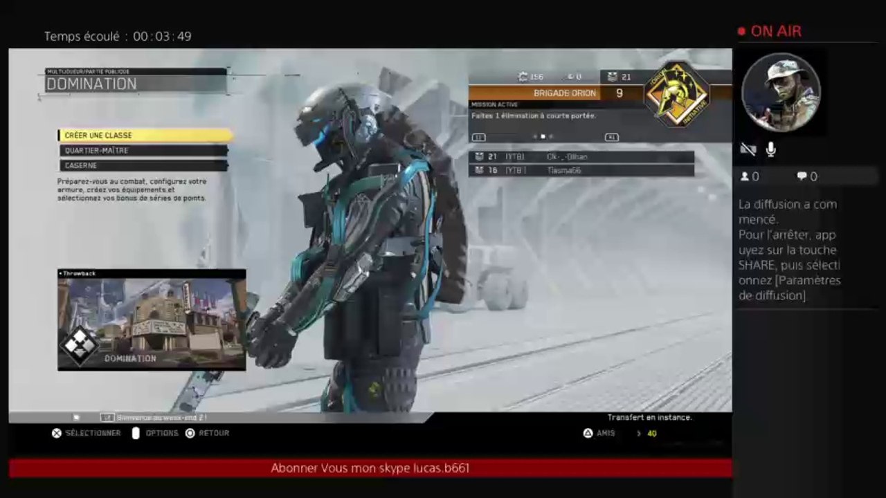 Live infinity warfare