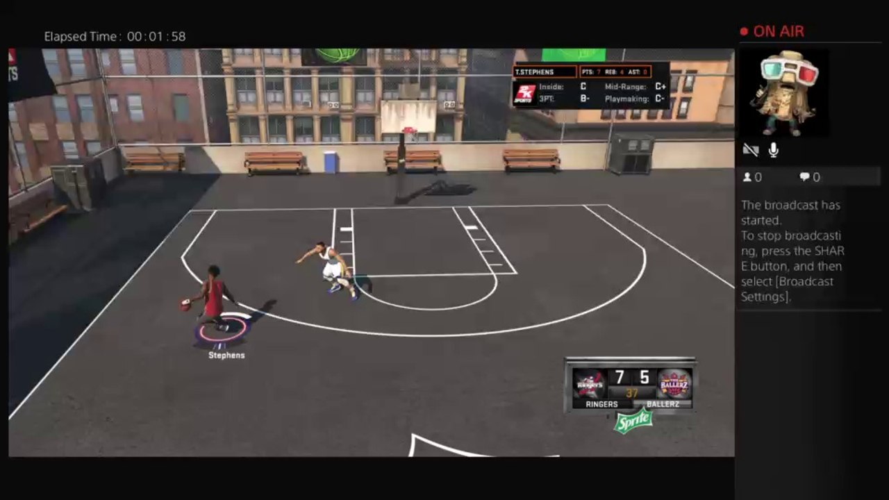 Curry and labron vs My player