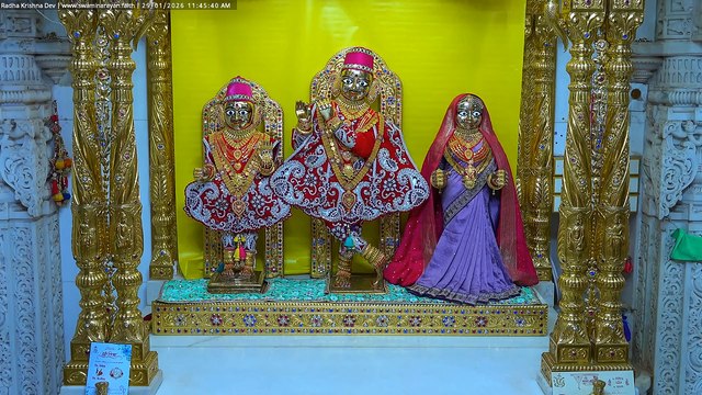 Bhuj Mandir Radha Krishna Dev Live Darshan