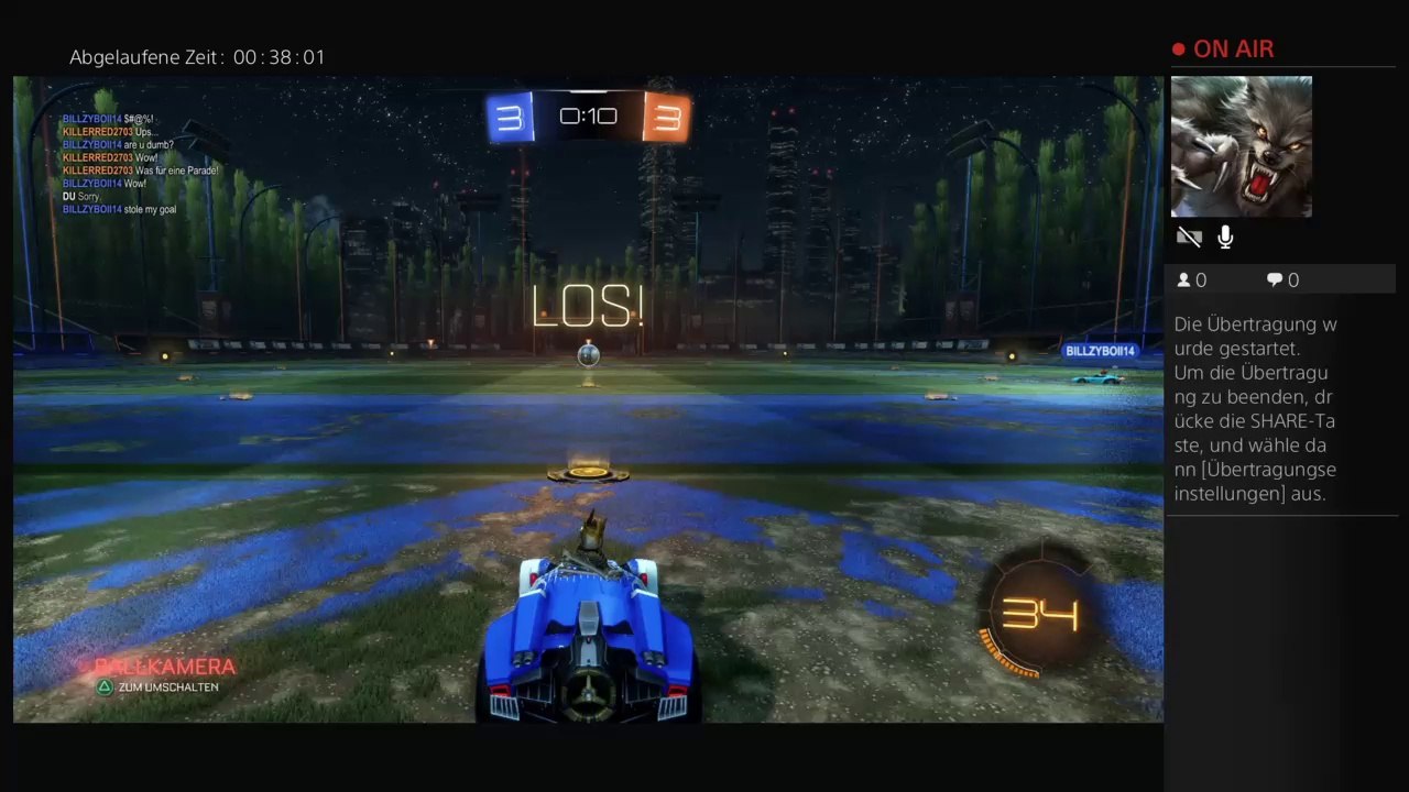 PS4-Live-Übertragung von Chris