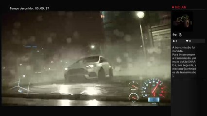 Transmissão ao vivo da PS4 - Need for speed Payback online