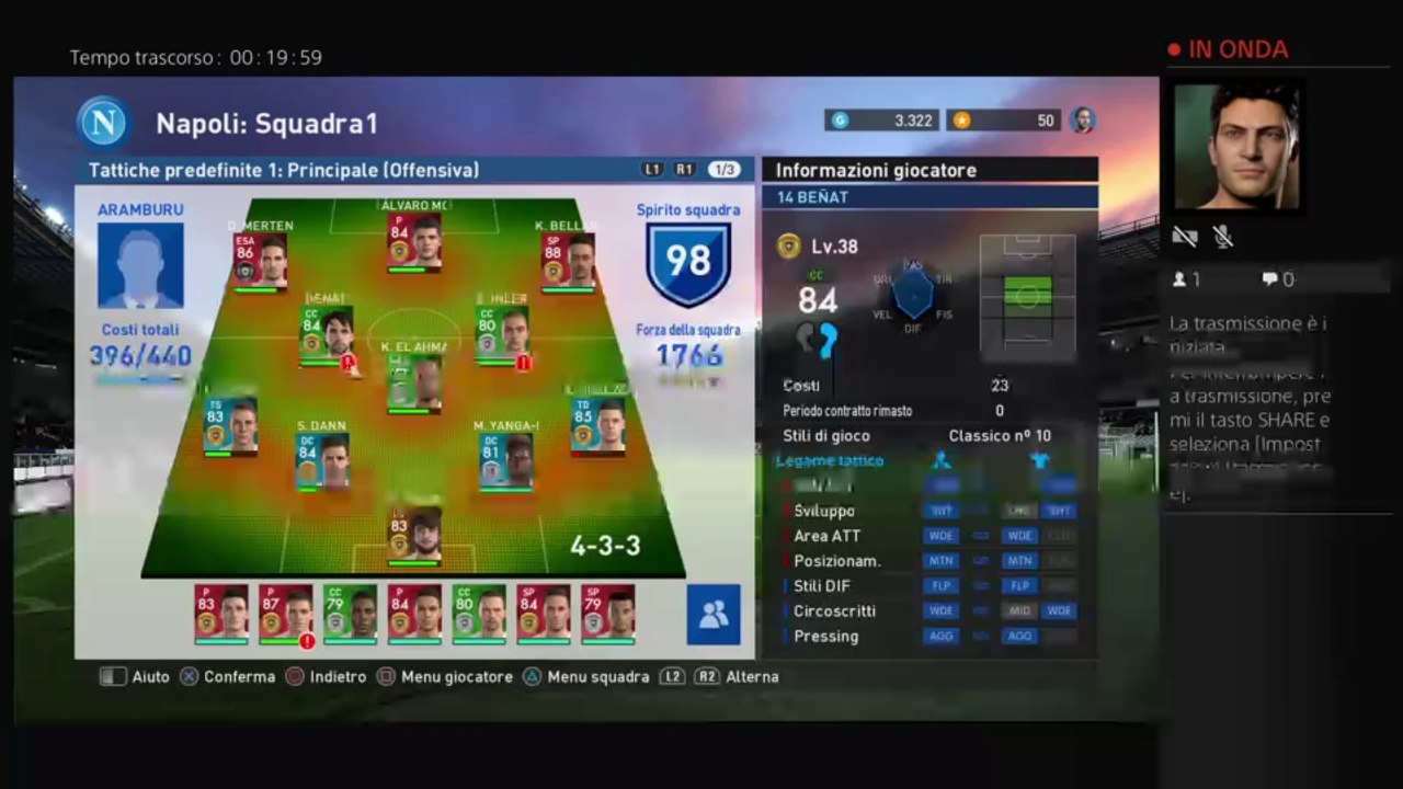 Trasmissione PS4 live di Macce93