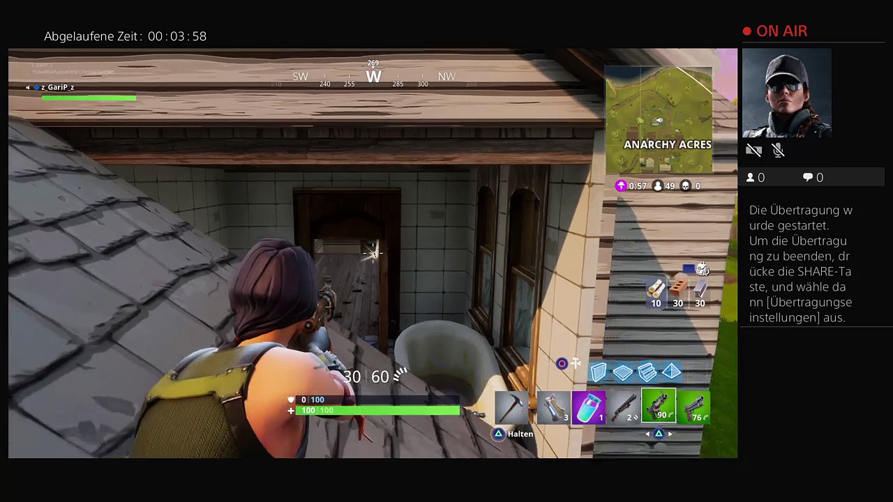 PS4-Live-Übertragung von garip