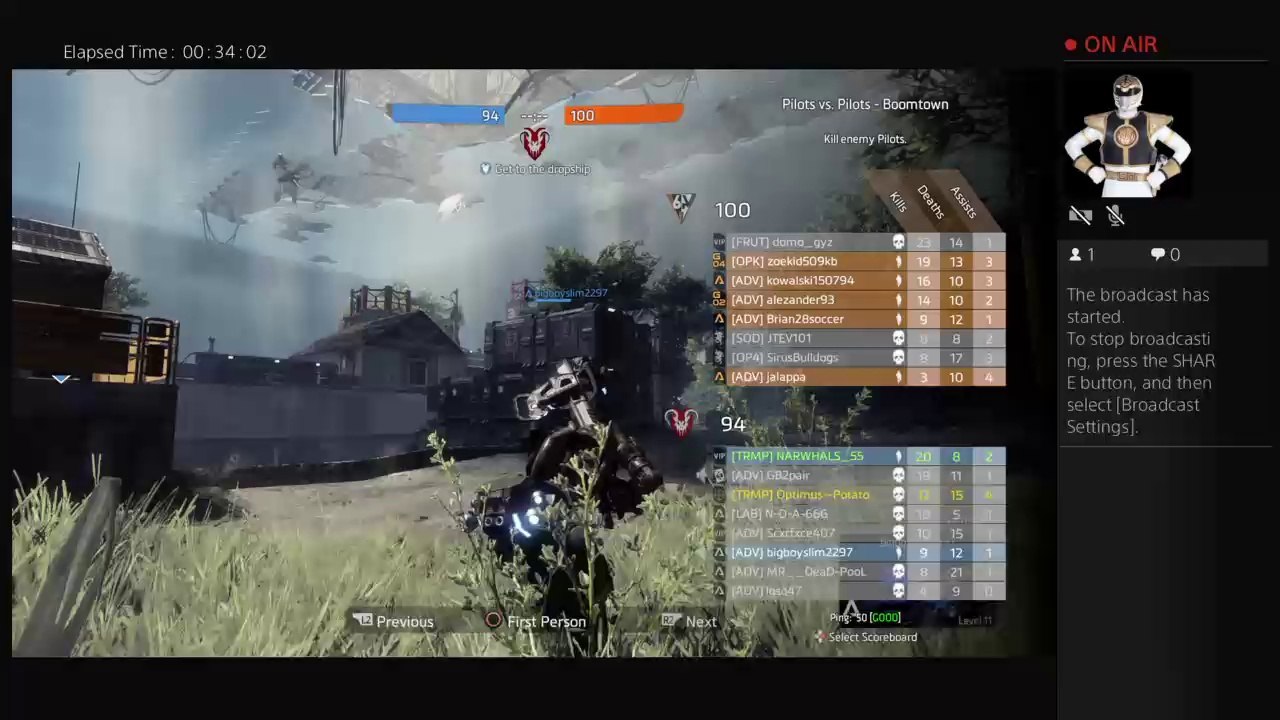 Optimus--Potato's Live PS4 Broadcast