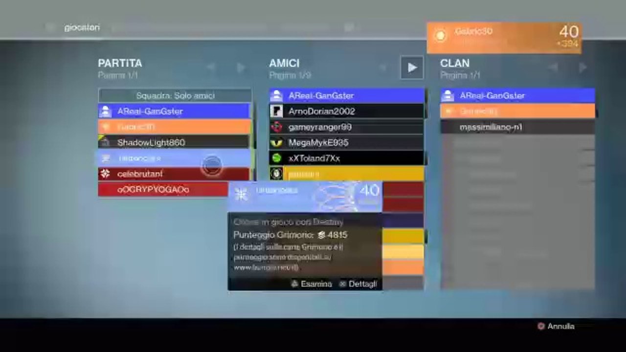Destiny Prove di Osiride Live