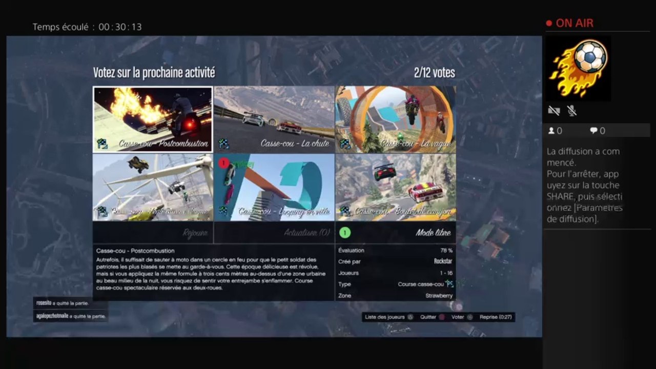 GTA 5 ONLINE SAUTER DU MONT CHILLIAD EN RUINER