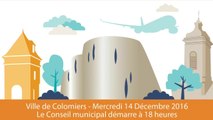 Conseil municipale de la ville de Colomiers 14 Décembre 2016