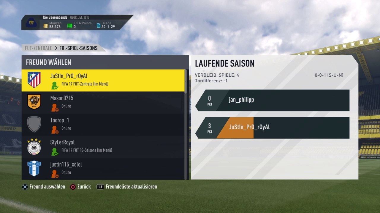 Dariusz bekommt auf die muetze