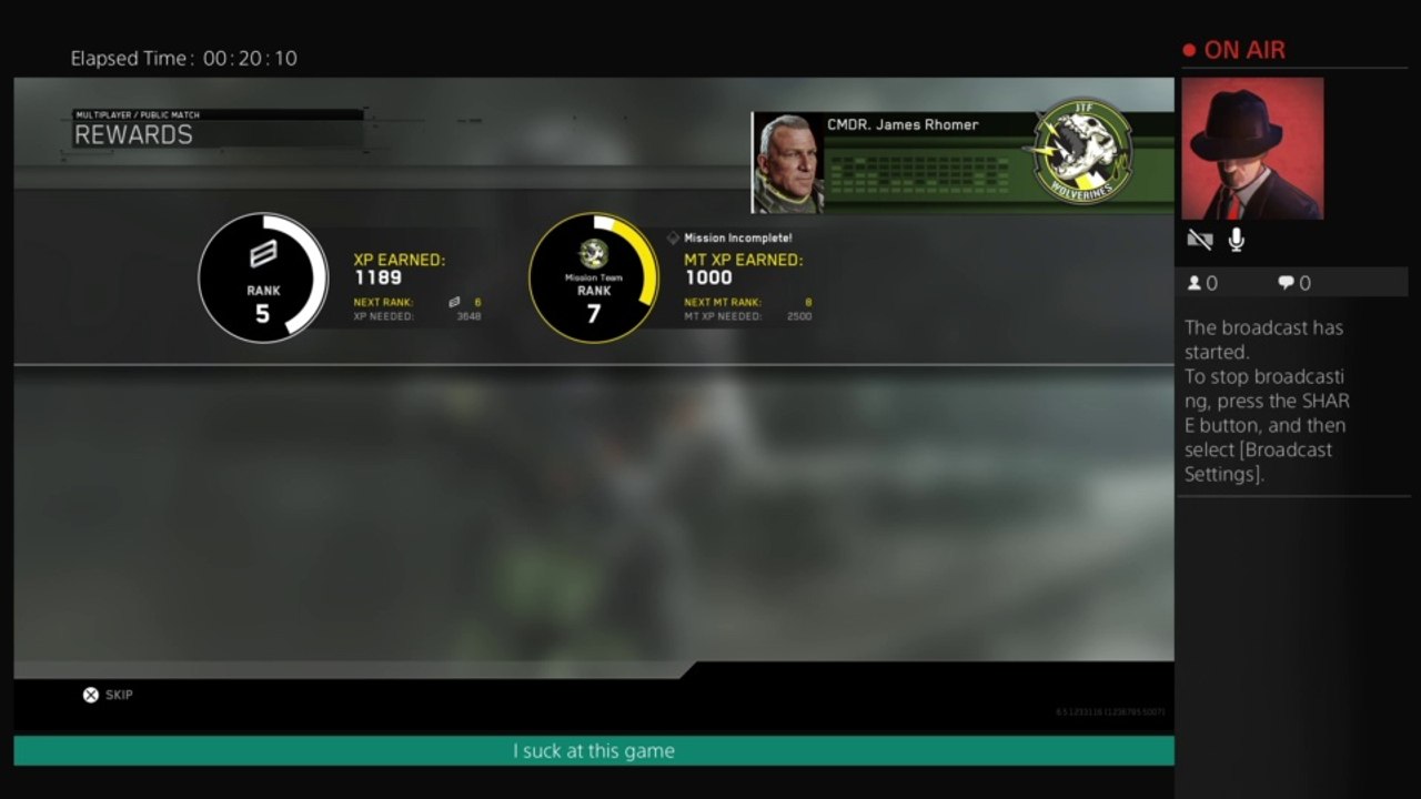 kaanak245's Live PS4 Broadcast
