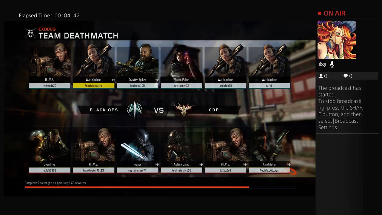 Foxxicleopatra's Live PS4 Broadcast
