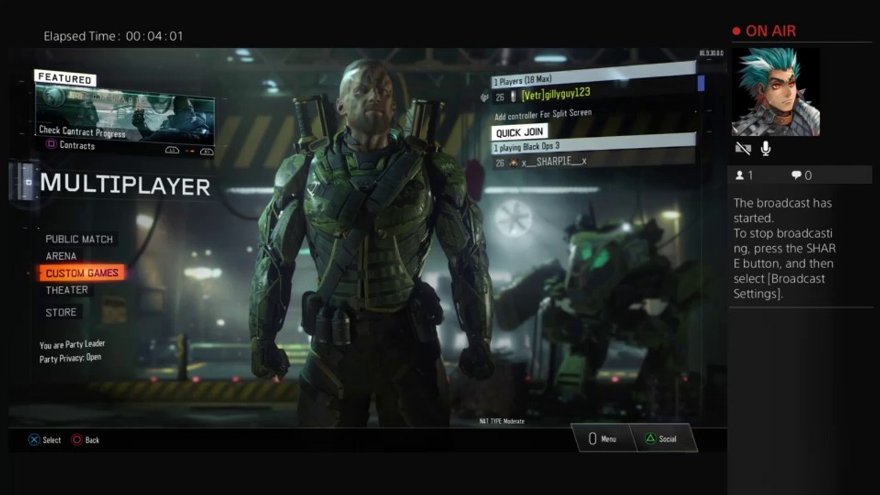 English Project using Black Ops3