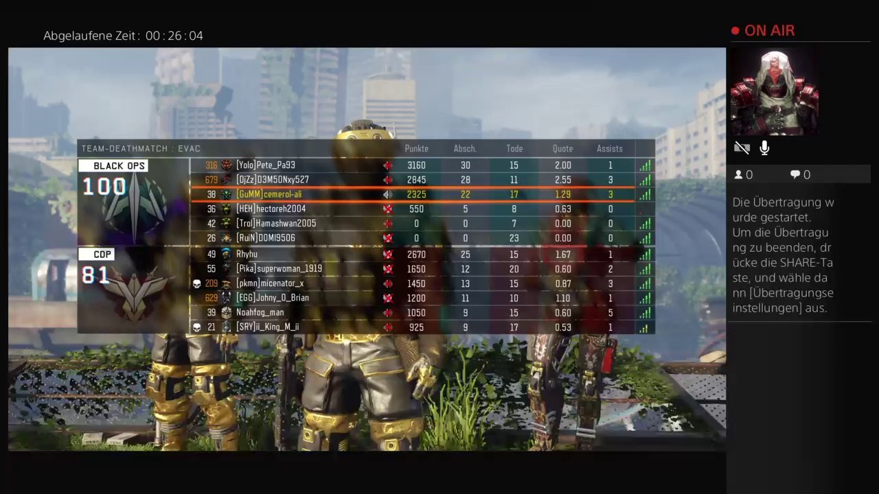 PS4-Live-Übertragung von cemerol-ali