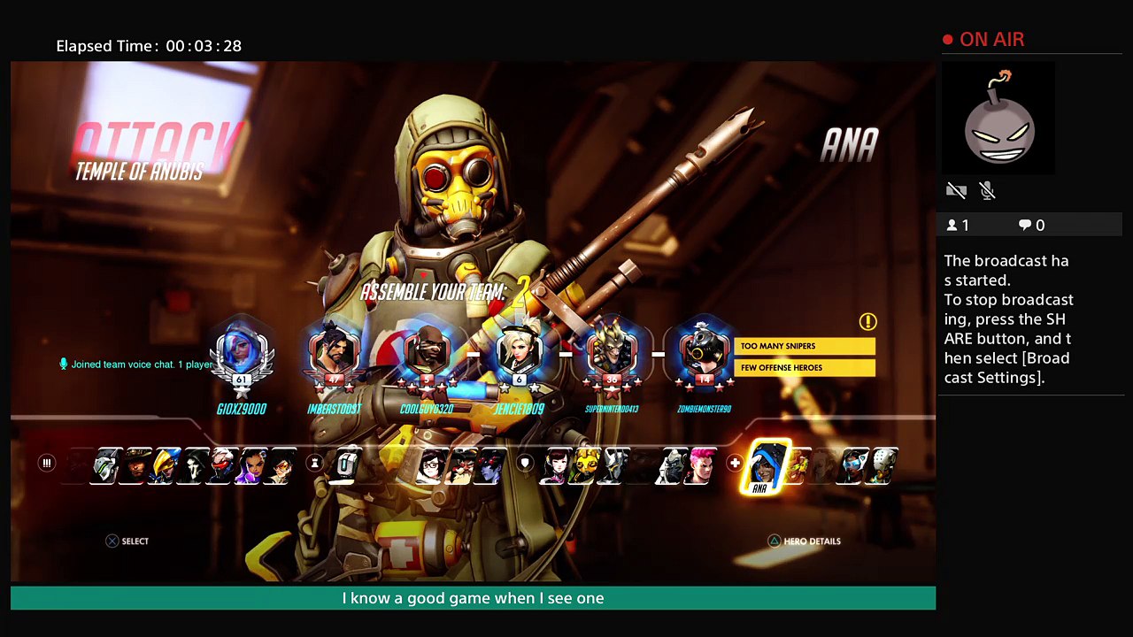 GioXZ9000's Live PS4 Broadcast