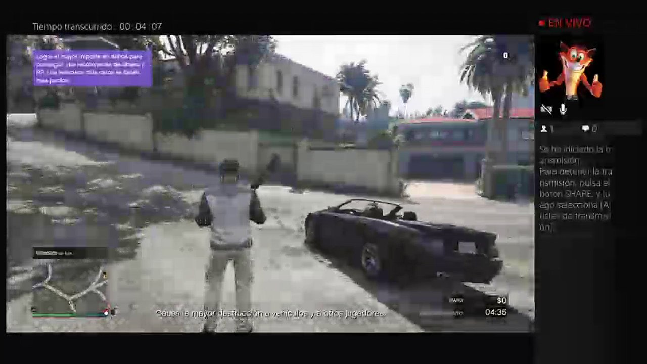 GTA 5 ONLINE Corre O Te Atropello DaniRep!!