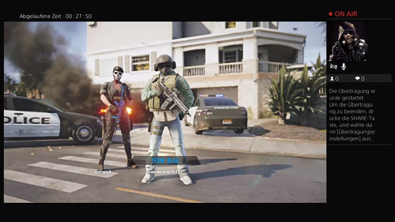 PS4-Live-Übertragung von Justinpro4