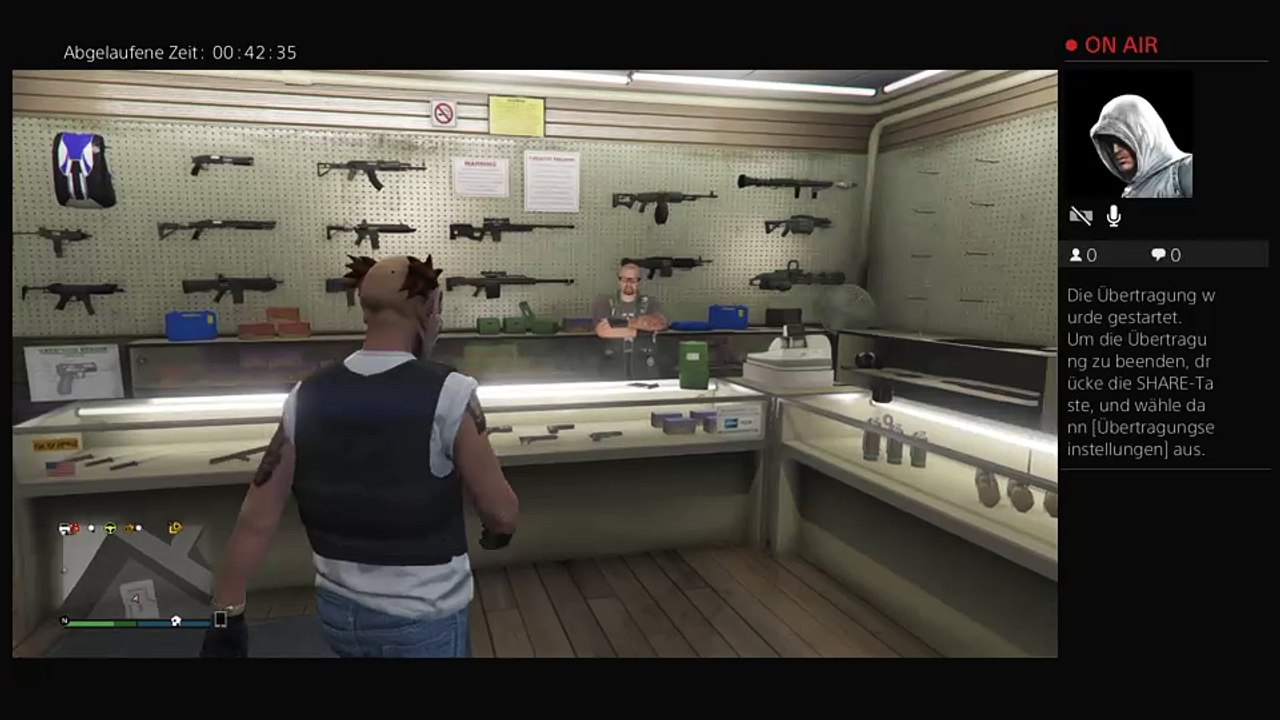 PS4-Live-Übertragung von kopfcleaner