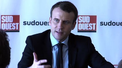 Emmanuel Macron face aux lecteurs de SUDOUEST