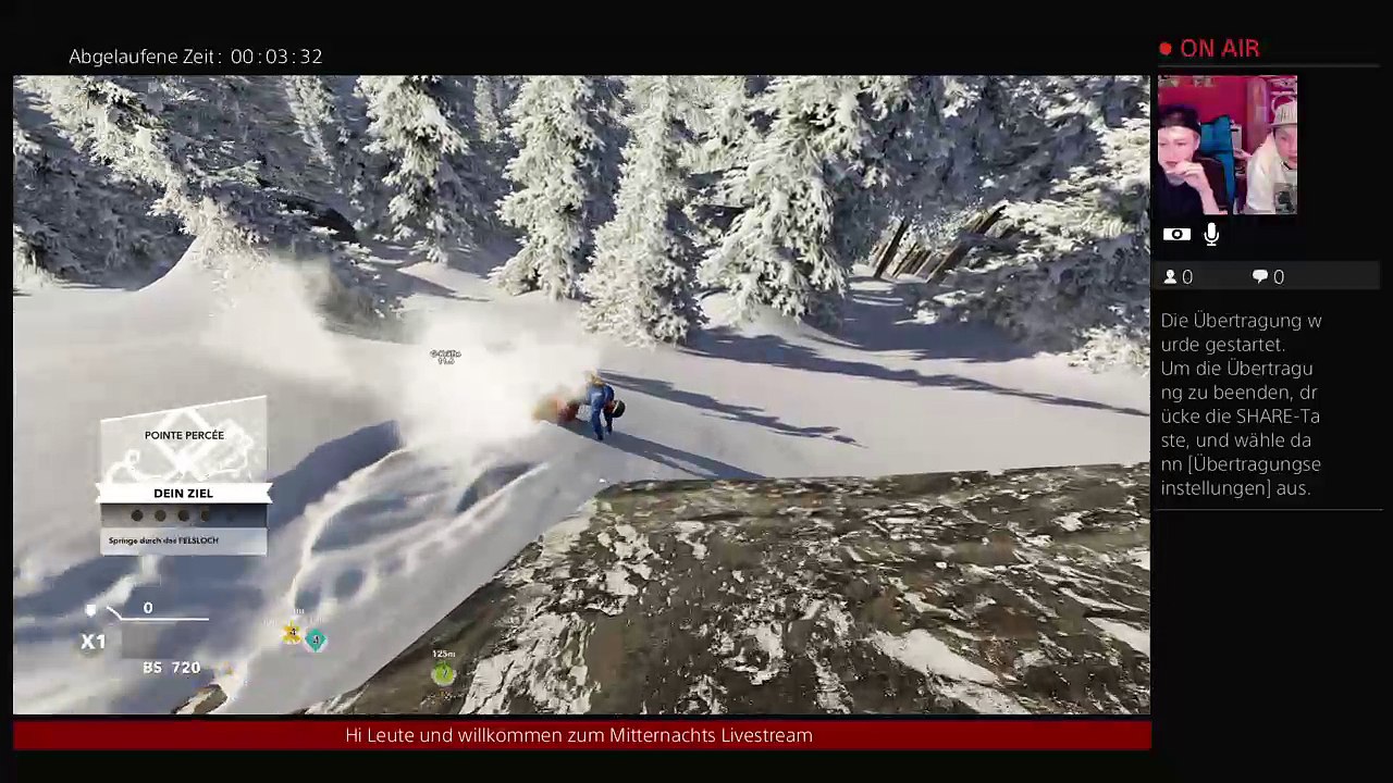 PS4-Live-Übertragung Mitternachts Livestream