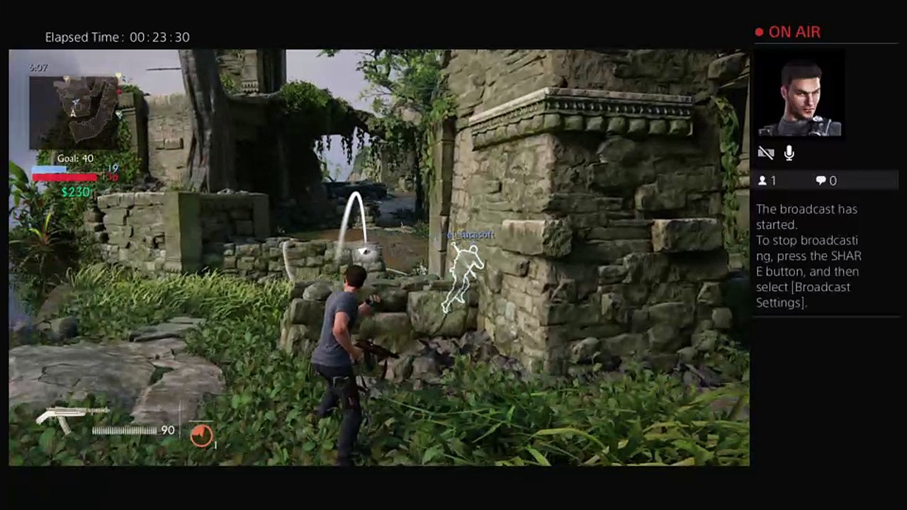 TheEmeraldPick's Live PS4 Broadcast/UNCHARTED4