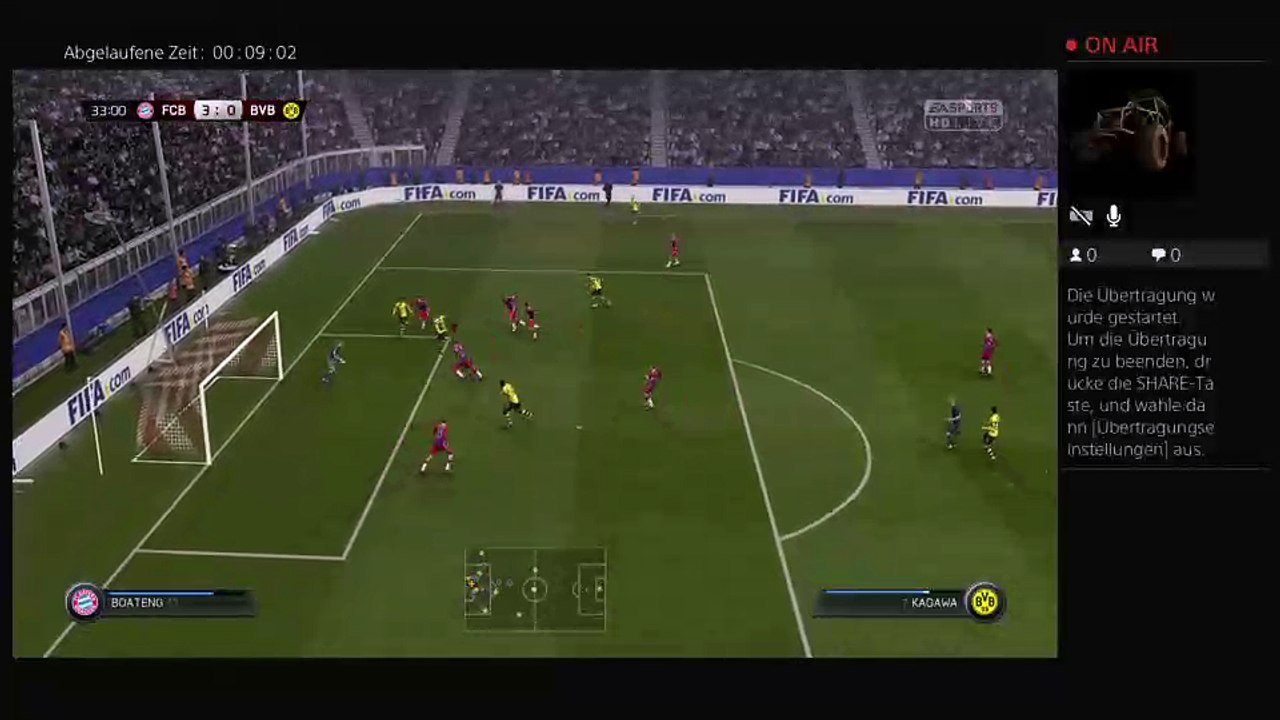 Ps4-live-Übertragung von baueradenau