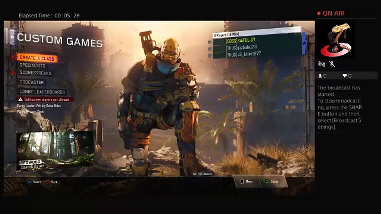 SAiFUL-07's Live PS4 Broadcast