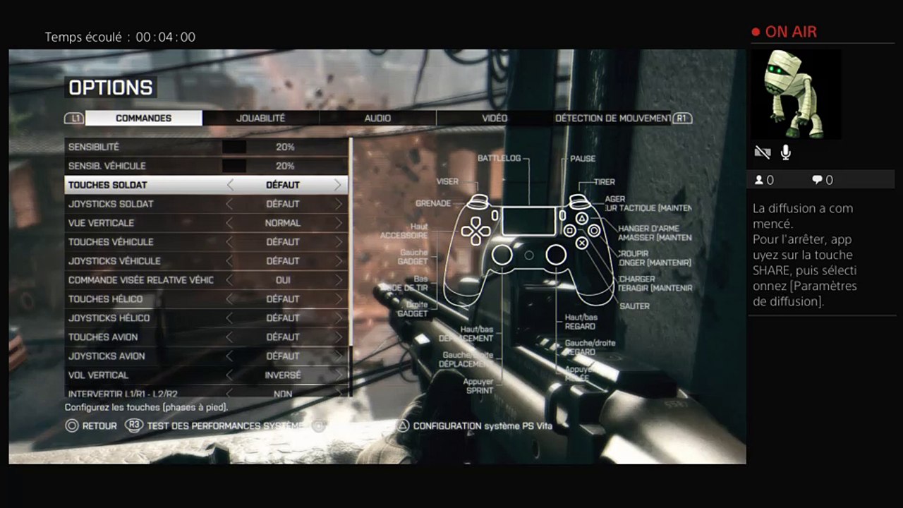 Diffusion PS4 en direct de couzcouz25