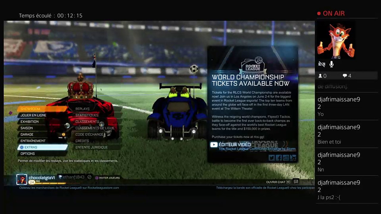 Diffusion rocket league
