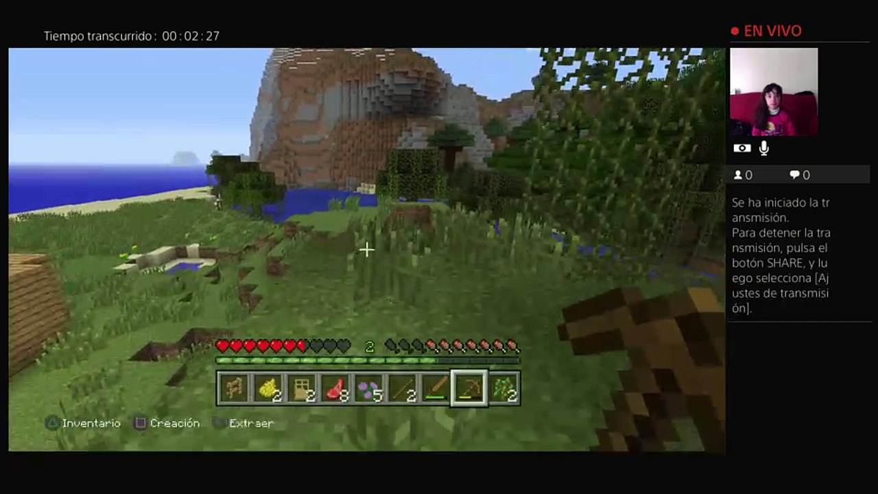 Minecraft . Transmition com Vicky :)