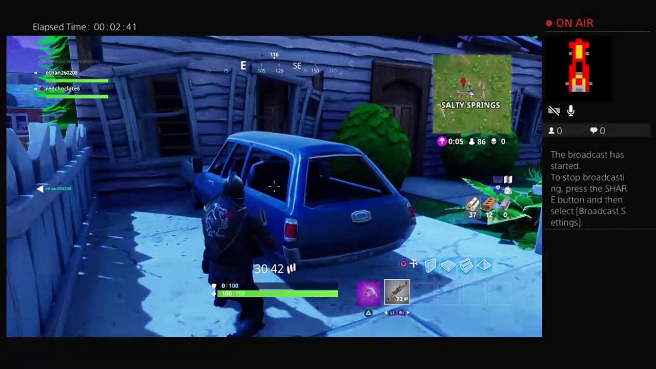 Fortnite playing 87 win