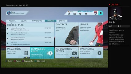 Ma carrière manager  Fifa 16 psg vs OL #16