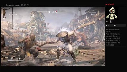 Mortal kombat ao vivo do ps4