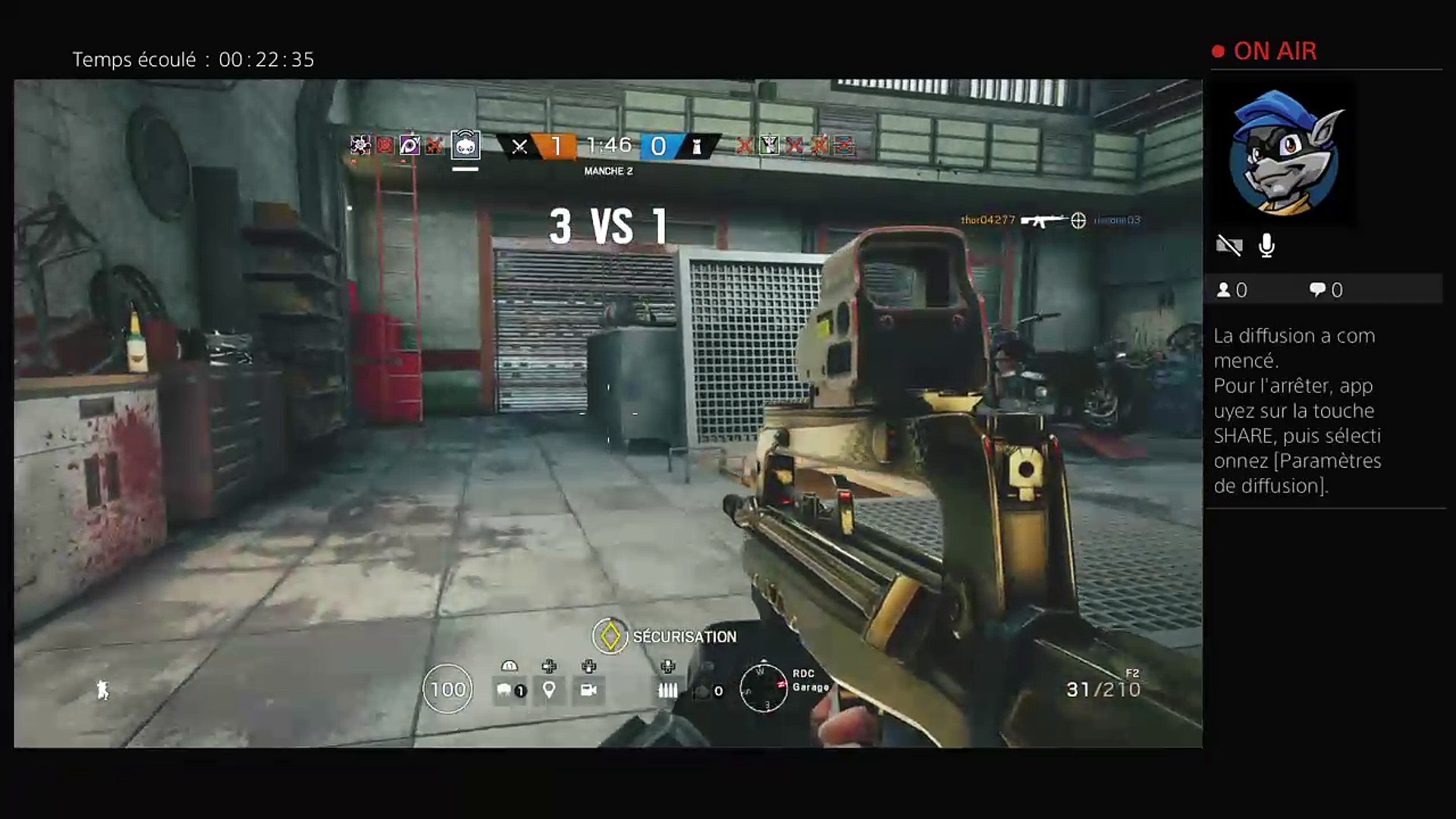 ⁣Live detente RAINBOW SIX SIEGE