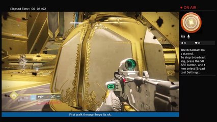 killardeath666's Live PS4 Broadcast First Raid on Destiny 2.