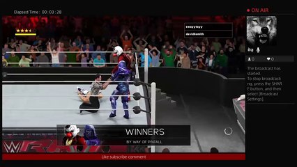 Wwe2k17 teamup with david vs trash people