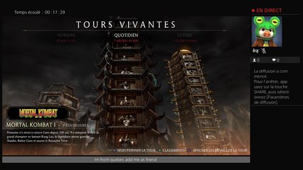 Diffusion PS4 en direct de kadd666 doa dead or alive