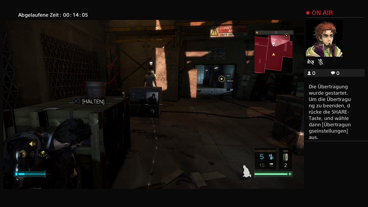 PS4-Live-Übertragung von Omega-Bahn0