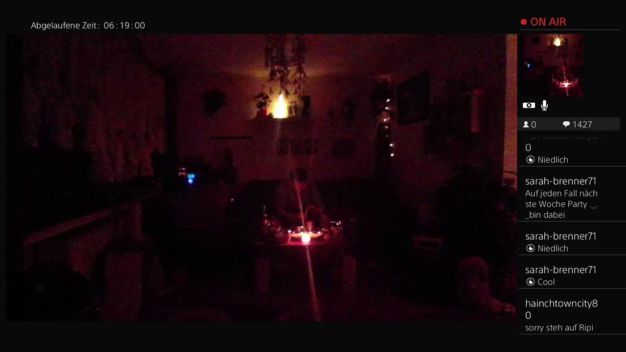 Party on mit besuch