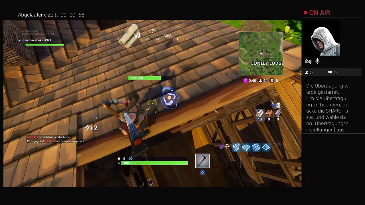 Fortnite ihr zockt mit