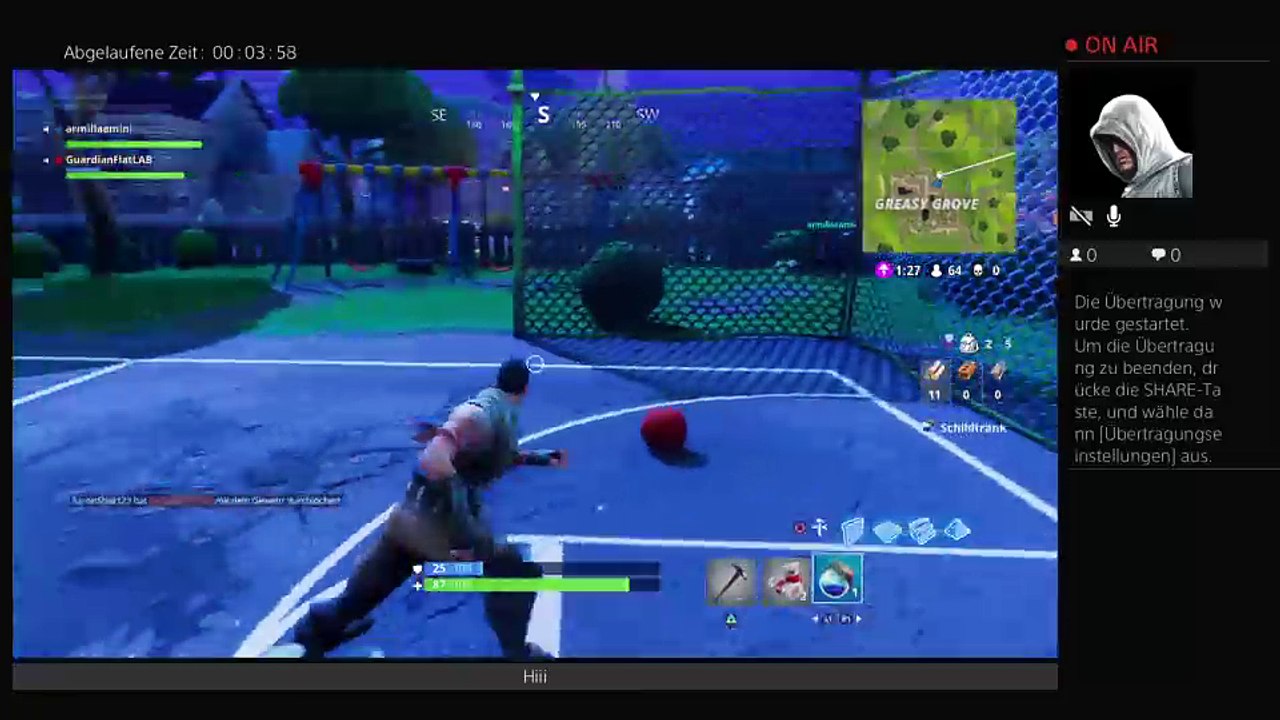 Ps4-live-Übertragung von guardianflatlab