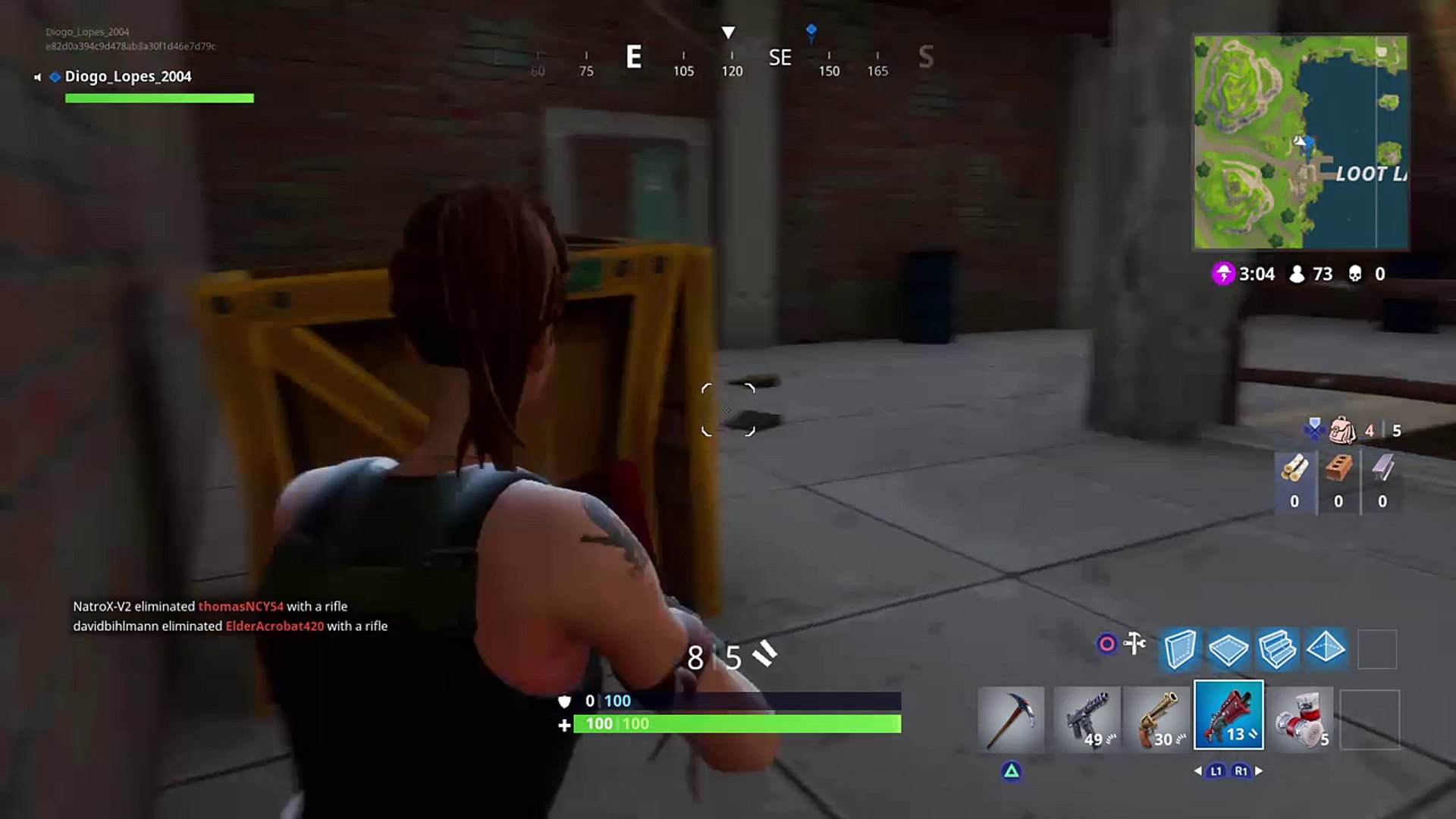 Transmissão ao vivo de Fortnite