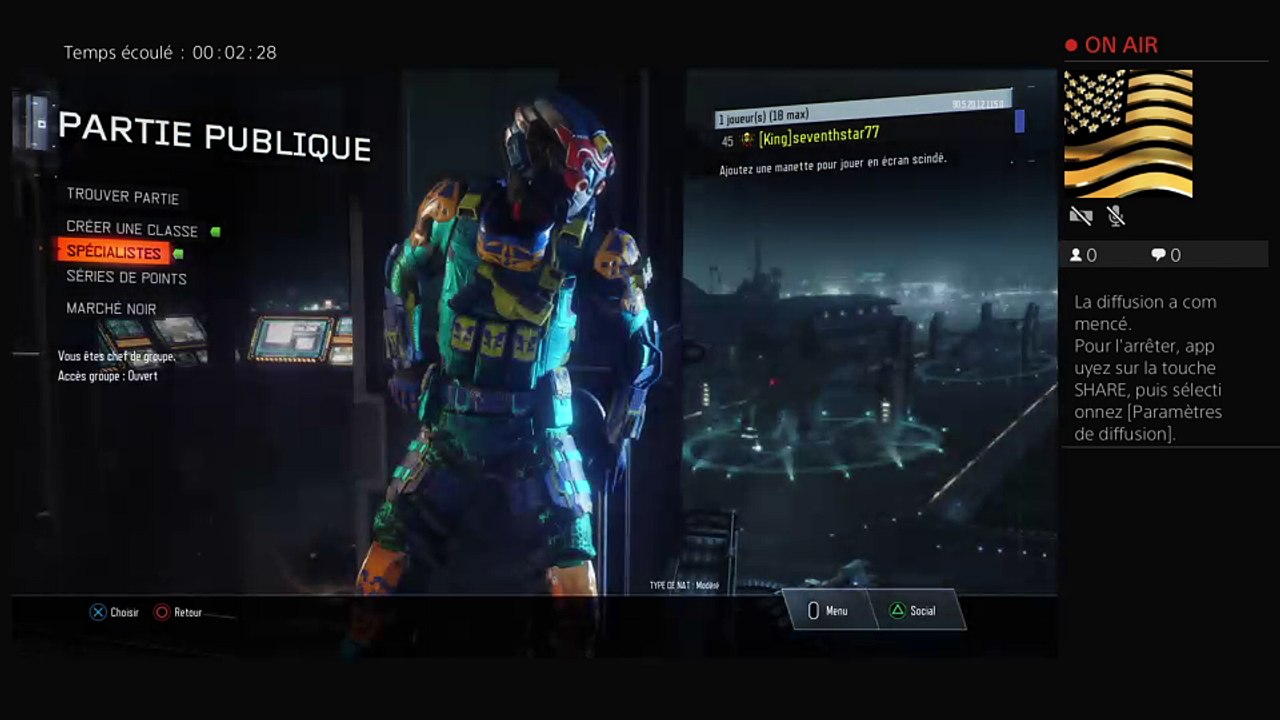 Diffusion PS4 en direct de seventhstar77